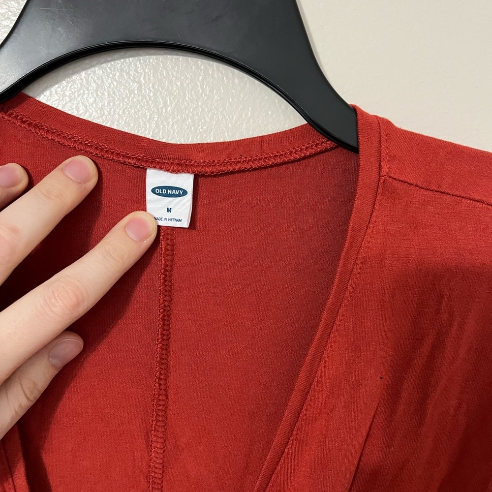 Old Navy | Red T-shirt Romper - Picture 3 of 3